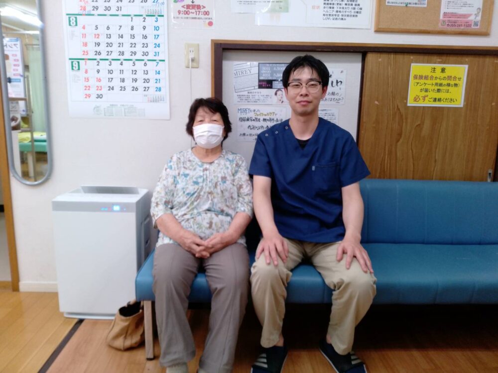 甲斐市 一心堂鍼灸接骨院の交通事故治療に関する患者さん声7